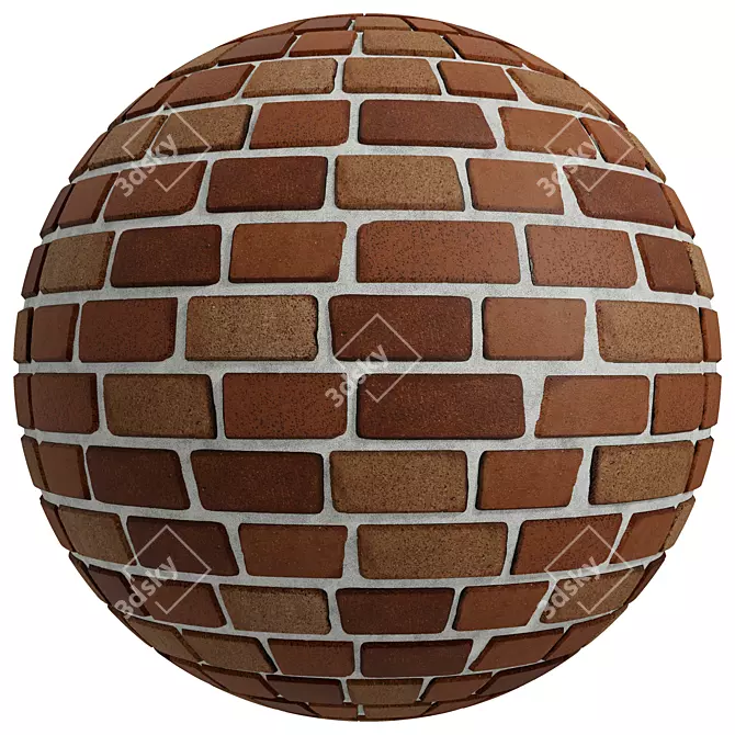 Vintage Brick Texture | PBR | 4K 3D model image 3