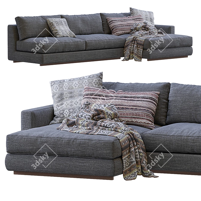 Minimalist Ferlea Sofa (2013) 3D model image 5