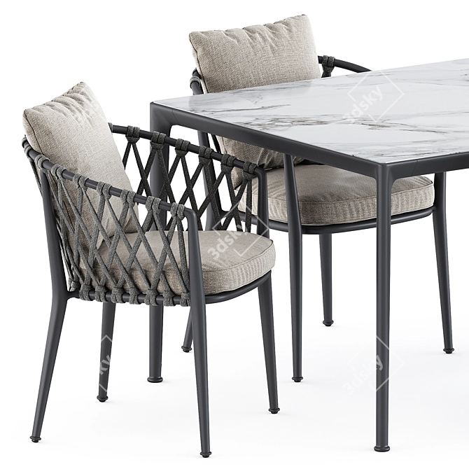 BeB Italia Erica & Mirto Outdoor Set 3D model image 2