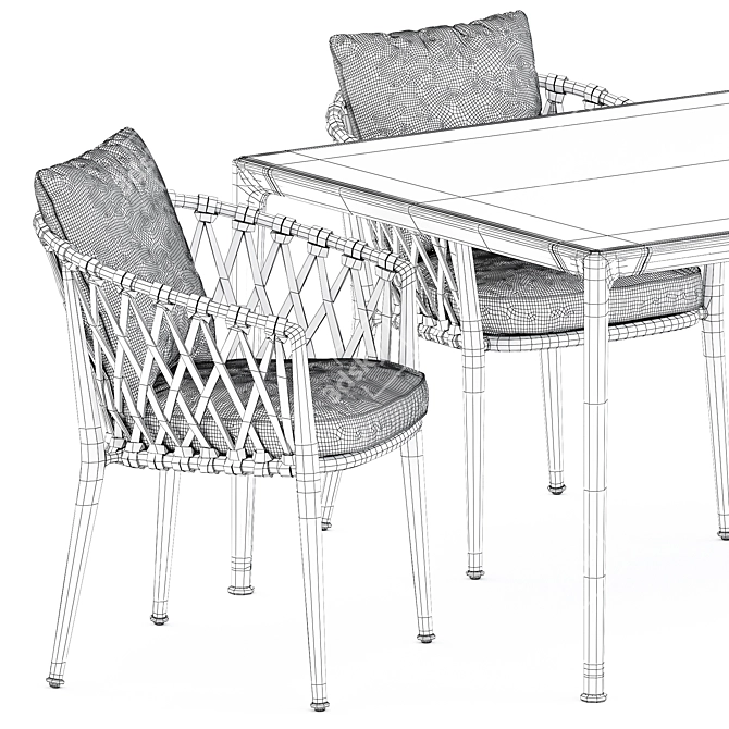 BeB Italia Erica & Mirto Outdoor Set 3D model image 5
