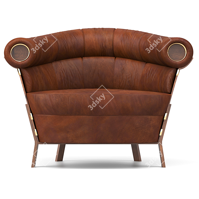 Compact Coffee Chair 3D model image 2