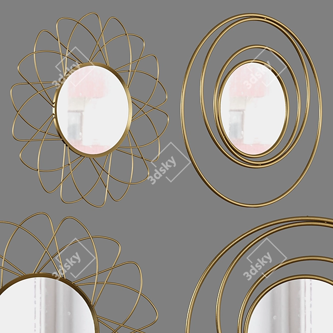 REFLECTO | ROUND MIRROR 3D model image 2