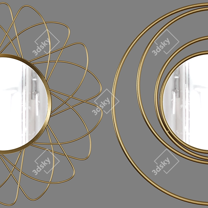 REFLECTO | ROUND MIRROR 3D model image 3