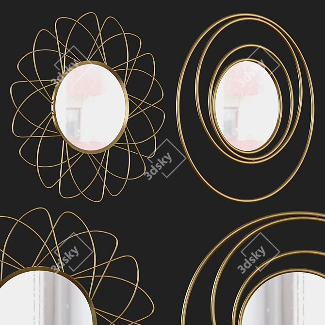 REFLECTO | ROUND MIRROR 3D model image 5