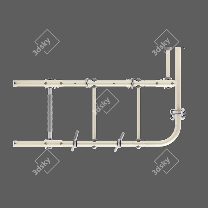 Massaging Swedish Wall ROMANA S4 3D model image 3