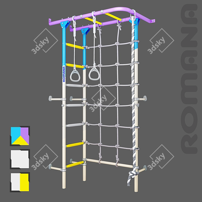 Massaging Swedish Wall ROMANA S4 3D model image 4