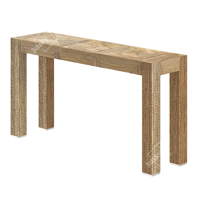 Arteriors Palmetto Console: Elegant and Functional Design 3D model image 1