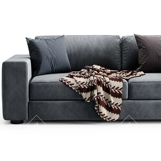 Modern Urban 2-Seat Sofa 3D model image 3