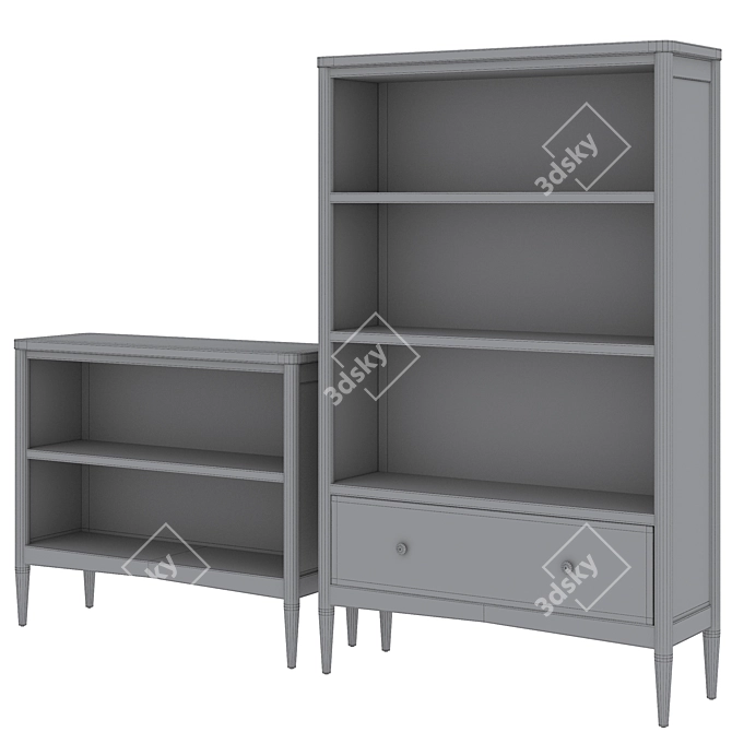 Modern Hampshire Furniture Collection - Stylish and Functional 3D model image 5