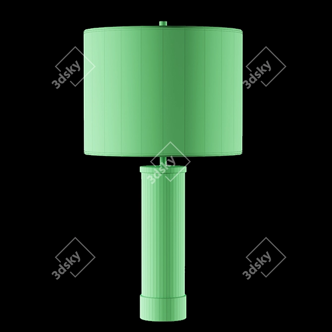 Sleek Acrylic Table Lamp 3D model image 4