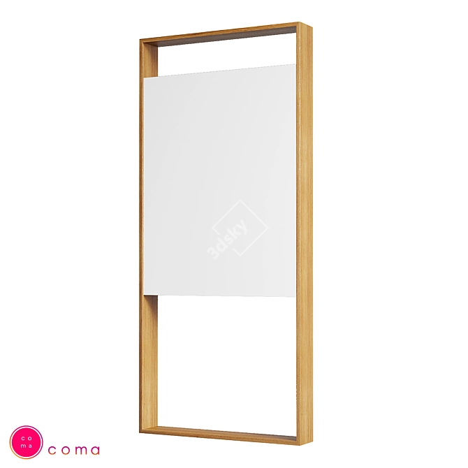 Modern Square and Rectangle Mirrors 3D model image 1