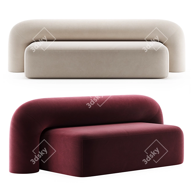 Artu MOSS Sofa 3D model image 3