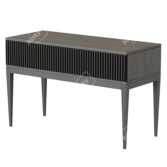 Sergio Arch.Mebel Walnut Console 3D model image 4