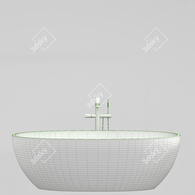 Reflex Bath: Polys 29,242, Verts 29,679 3D model image 4