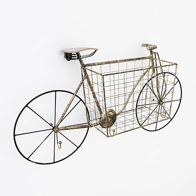 ImperiLoft Designer Bicycle Wall Decor 3D model image 4