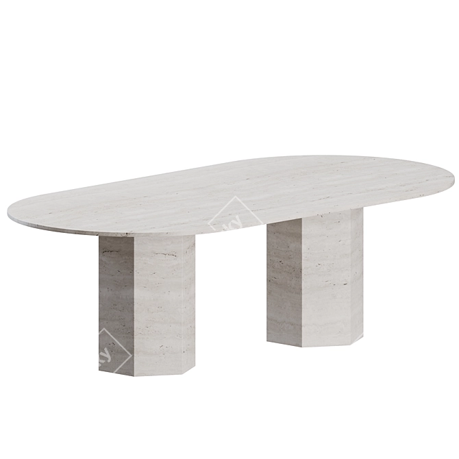 Gubi Beetle Chair Dining Set 3D model image 5