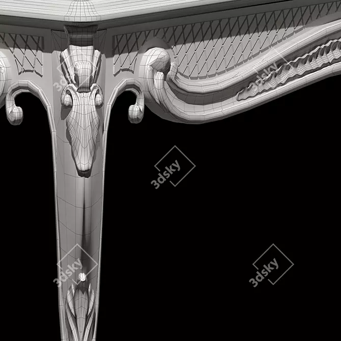 Elegance Unleashed: Kosovart Rococo 3D model image 5
