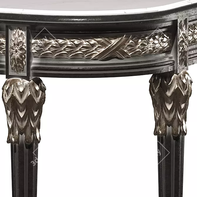 Elegant Victoria Dining Set 3D model image 4