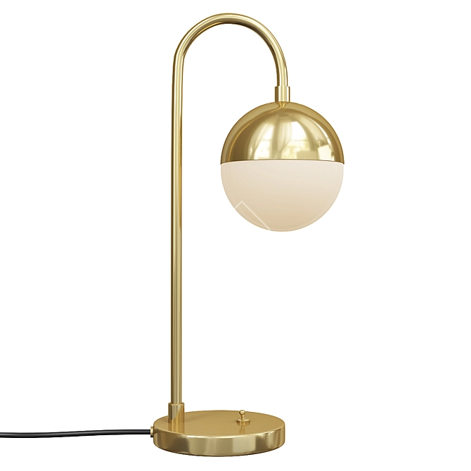 Rustic Cedar and Moss Lamp 3D model image 1