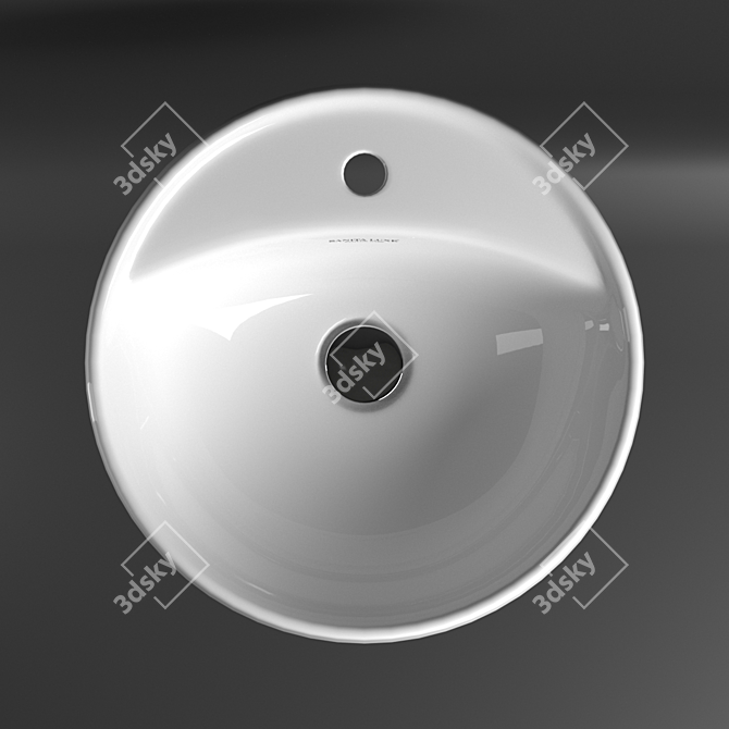 Sanita Luxe Art In - Surface-mounted Washbasin 3D model image 4