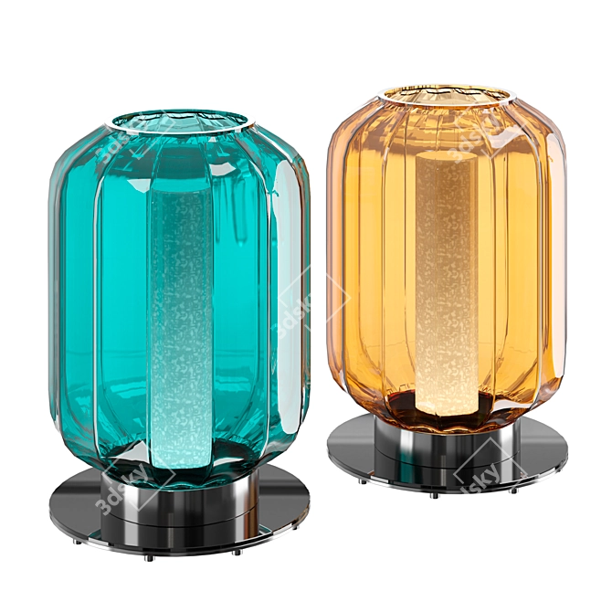 Art Glass Lanterna | Table Lamp 3D model image 1