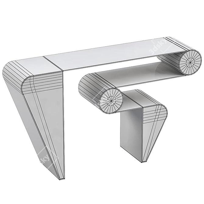 KANDINSKY Modern Console Table 3D model image 2