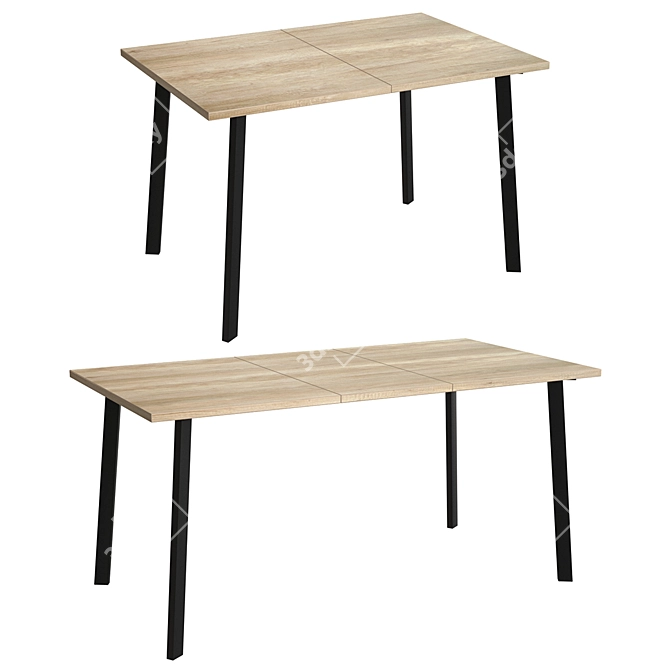 Atlant-1 Sliding Table - Elegant and Versatile 3D model image 2