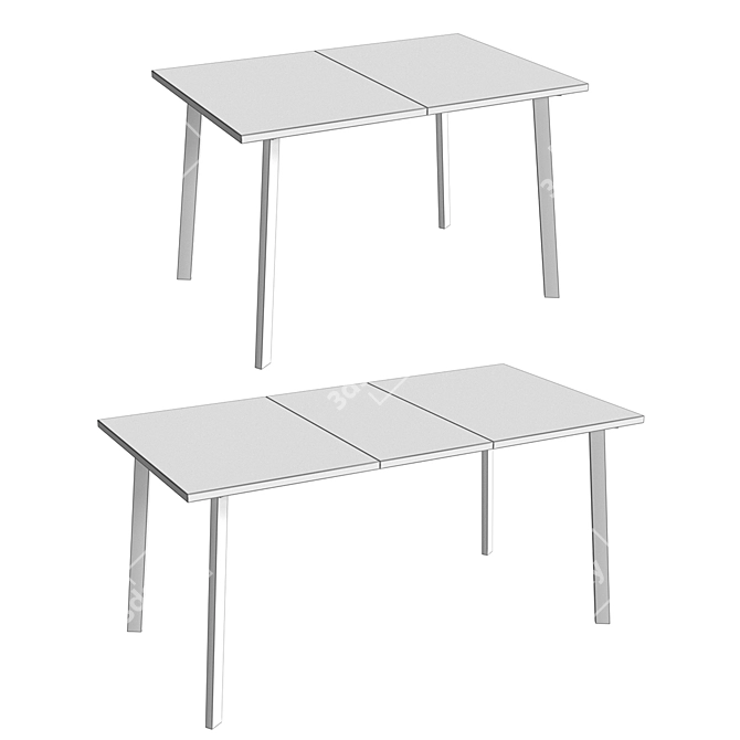 Atlant-1 Sliding Table - Elegant and Versatile 3D model image 5