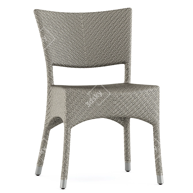 Amari Side Chair: Elegant and Contemporary 3D model image 2