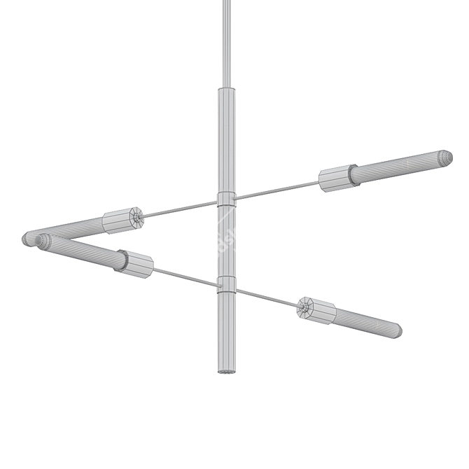 Mitzi Astrid 24 Chandelier 3D model image 2