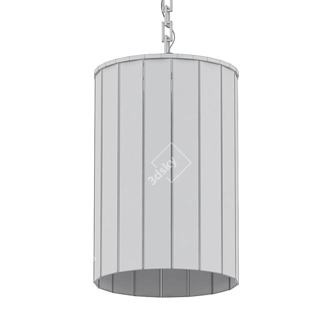 Eurofase Saville Brass Pendant Light 3D model image 2