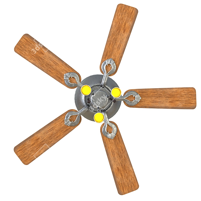 Faro MAEWO-001 Ceiling Fan 3D model image 5