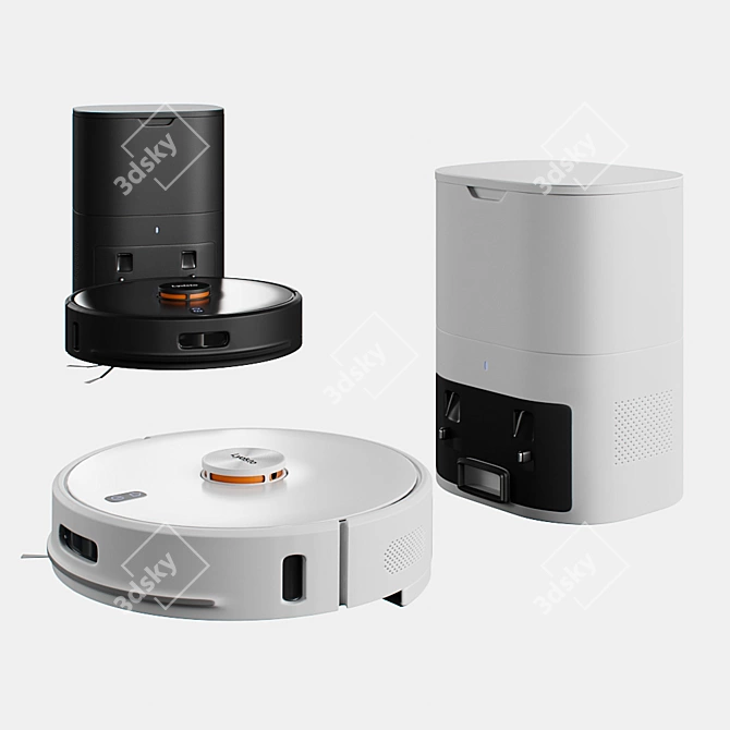 Xiaomi Lydsto R1 Robot Vacuum 3D model image 2