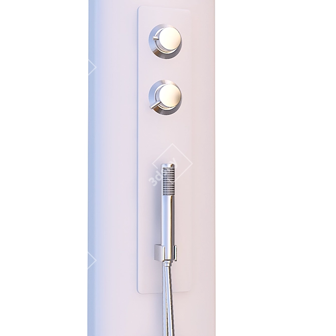 Modern Shower Cabin Set 217 3D model image 2
