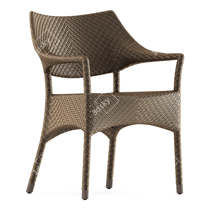 Contemporary Amari Armchair 3D model image 3