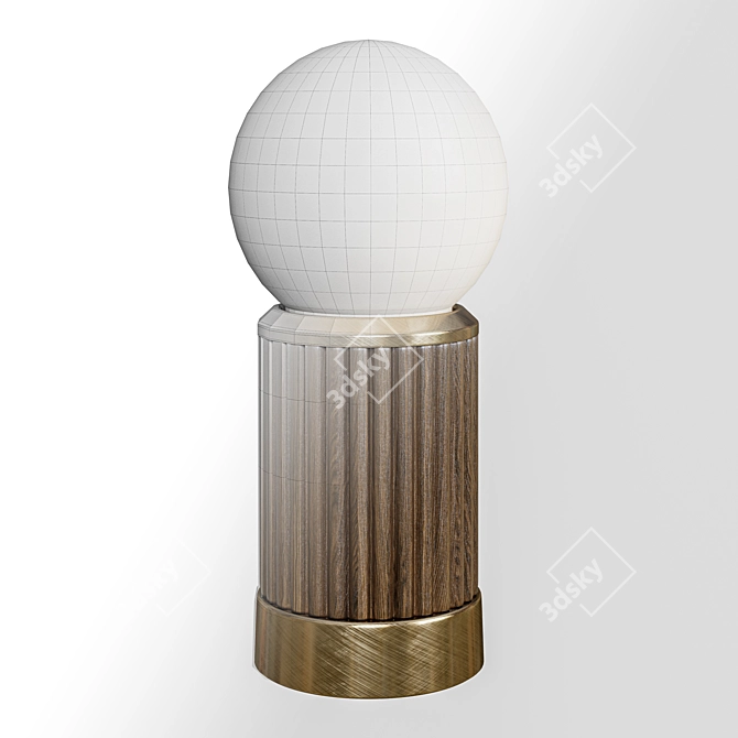 Elegant Adriana Table Lamp 3D model image 2