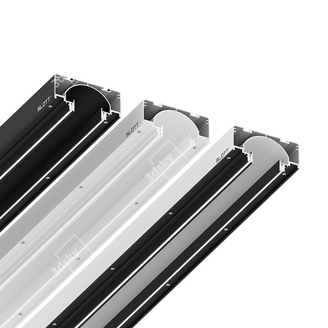 SLOTT 35: Versatile, Open-Type Light Line 3D model image 3