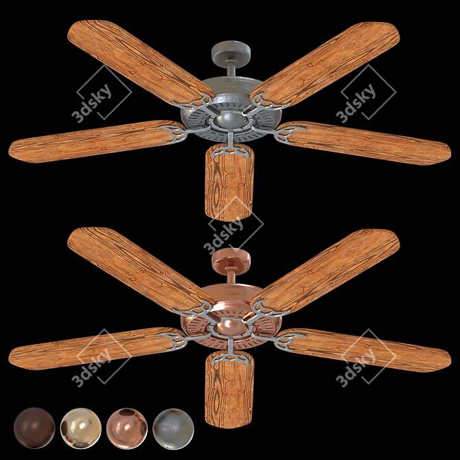 Fan Hunter Classic Original 3D Model 3D model image 6