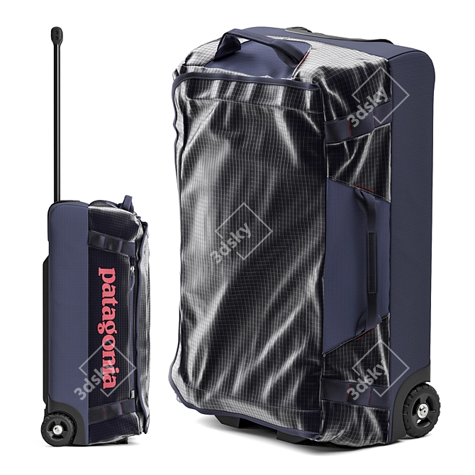 Patagonia Black Hole 40L Wheeled Duffel 3D model image 3