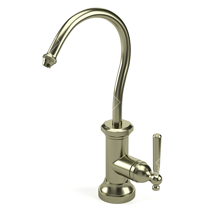 Stylish MOEN Kitchen Faucet Set 3D model image 4