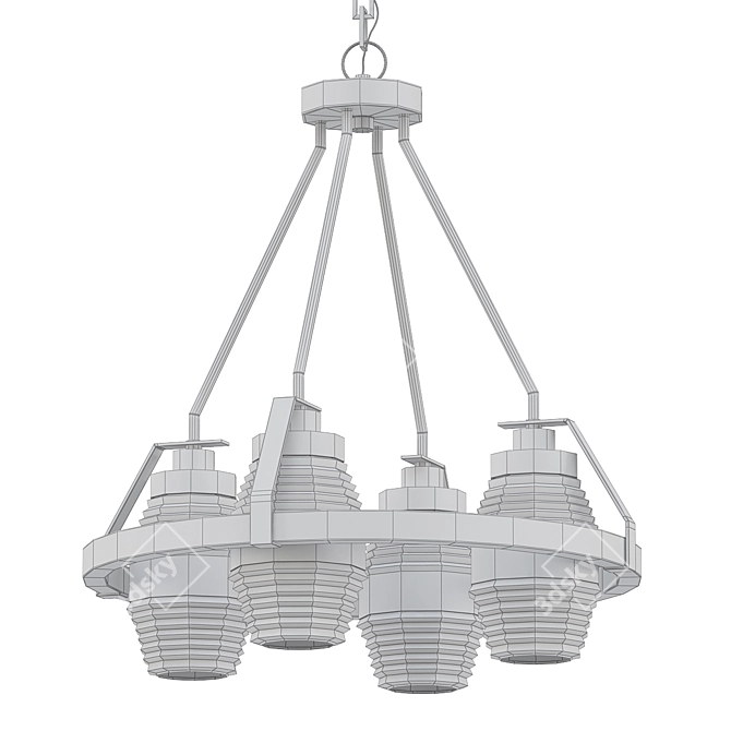Quoizel Guilford Pendant Light 3D model image 2