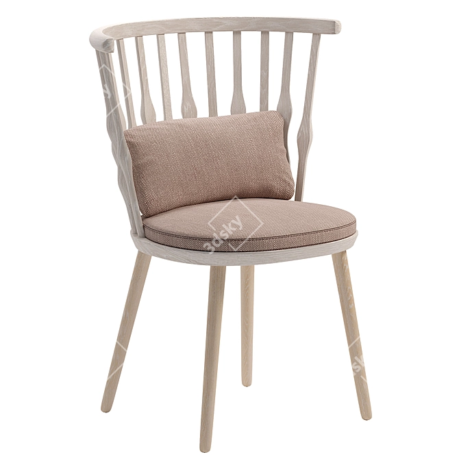 Nub Armchair: Stylish and Comfortable 3D model image 4