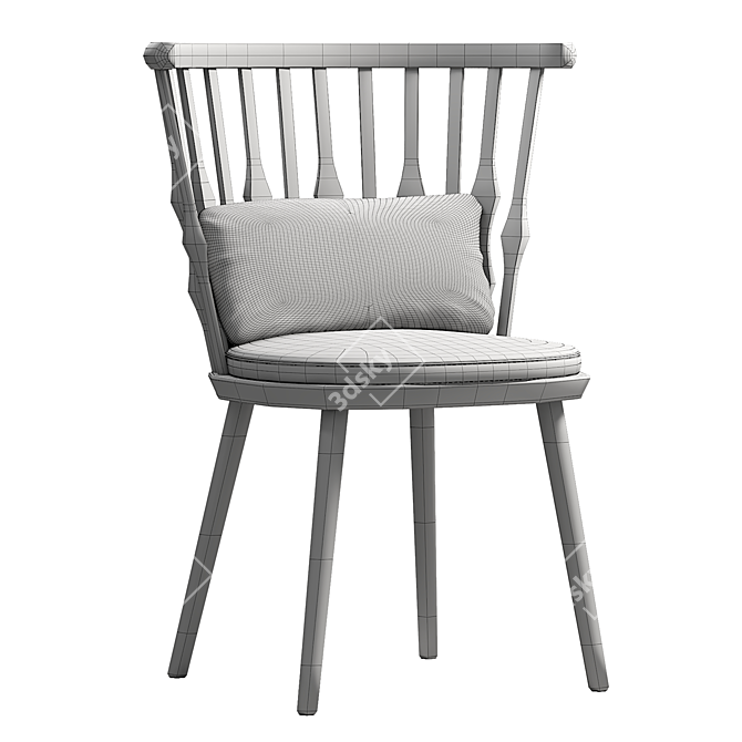 Nub Armchair: Stylish and Comfortable 3D model image 6