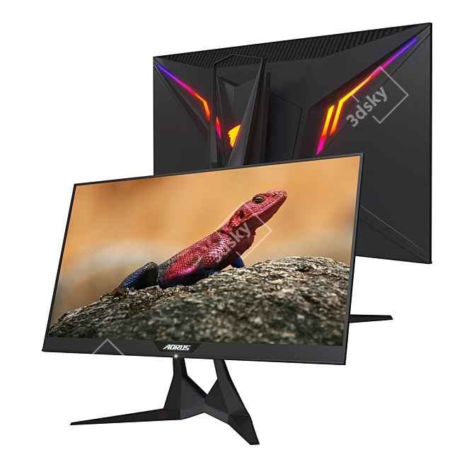 Aorus Falcon Gaming Monitor 3D model image 1