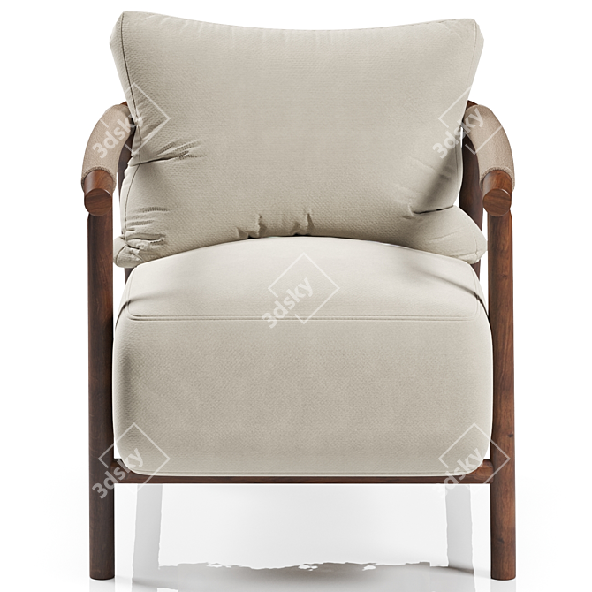 Nathy Diter: Stylish Italian Chair 3D model image 3