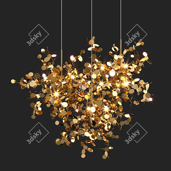 Luxury Argent Terzani Coins 3D model image 1