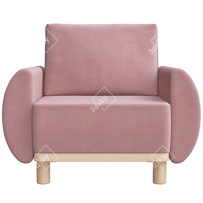 Grunnarp Gunnared Chair: Stylish Comfort 3D model image 2