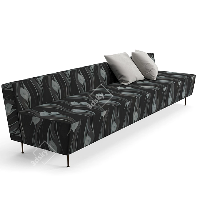 Gubi Modern Line Sofa Set 3D model image 5