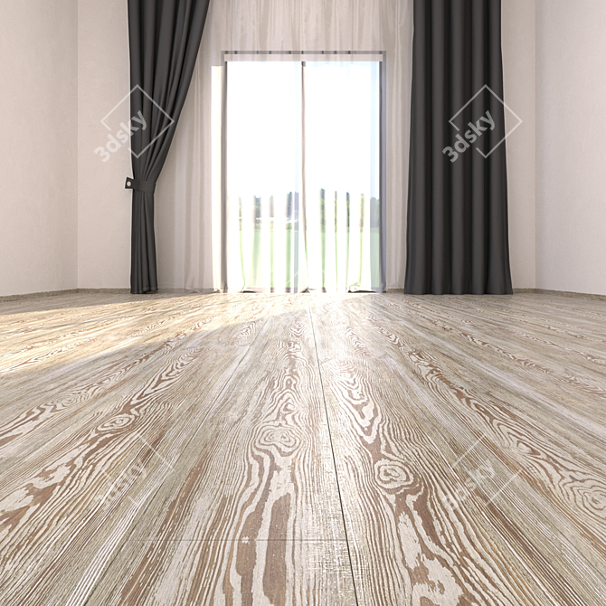 Resia Parquet Floor: High Definition Textures, Corona & Vray Render 3D model image 2