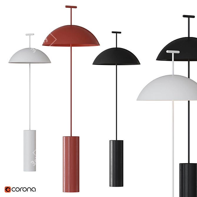 GEEN-A Kartell | Stylish Floor Lamp 3D model image 1